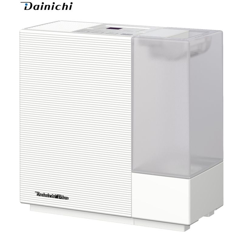 ダイニチ Dainichi ハイブリッド式加湿器 HD-RX326-W サンドホワイト コンパクト 小型 静音 ターボ エコ タイマー チャイルドロック付き プレハブ洋室8畳 木造和室5畳 加湿量300mL/h 寝室 日本製