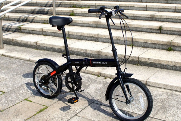 Mypallas マイパラス 折り畳み自転車 M 103 Bk ブラック 16インチ シマノ製 6段変速 小径車 代引き不可 の通販 Ngc Com