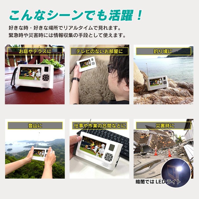 ٥륽 4.3ݥåȥ󥻥饸 Ͽ赡ǽܥǥ VS-AK43Y ۥ磻 4.3 վ ݡ֥ƥӥ饸 󤷽 顼 USB  󥿥åϿ LED饤 ۵ޥ֥ ޥ۽  ɺ   ۵޻