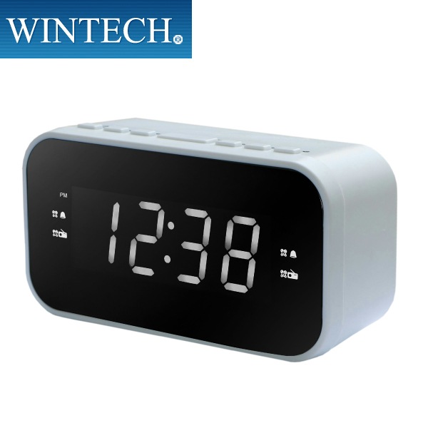 クロックラジオ CR-X1WL ホワイト デジタルチューナー搭載 デュアル