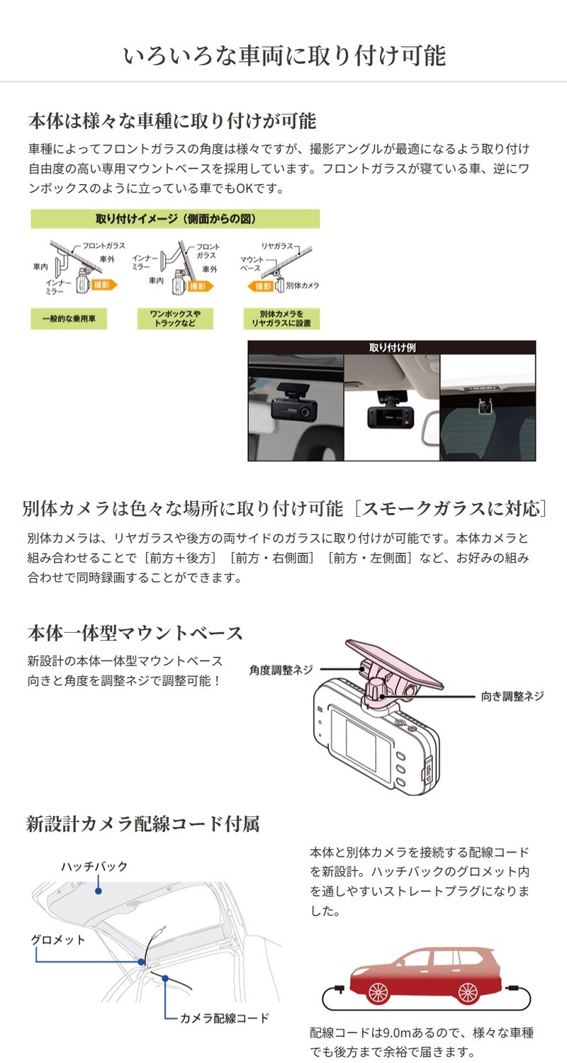 륹 2ɥ饤֥쥳 CS-54FH  եHD Ͽ ׷Ͽ ǽ HDR Ķ®GPS 3G󥵡 ִƻ뵡ǽ LEDб ѥ 3ǯݾ 