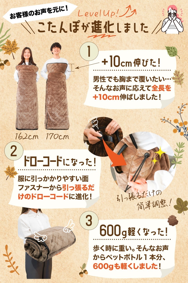 サンコー 着るこたつ こたんぽ KRKTTKSBW 一人用コタツ 歩けるおひとり様用コタツ 電気ブランケットとしてもおすすめ THANKO の通販|NGC.com サンコー 着るこたつ こたんぽ KRKTTKSBW 一人用コタツ 歩けるおひとり様用コタツ 電気ブランケットとしてもおすすめ THANKO の通販|NGC.com