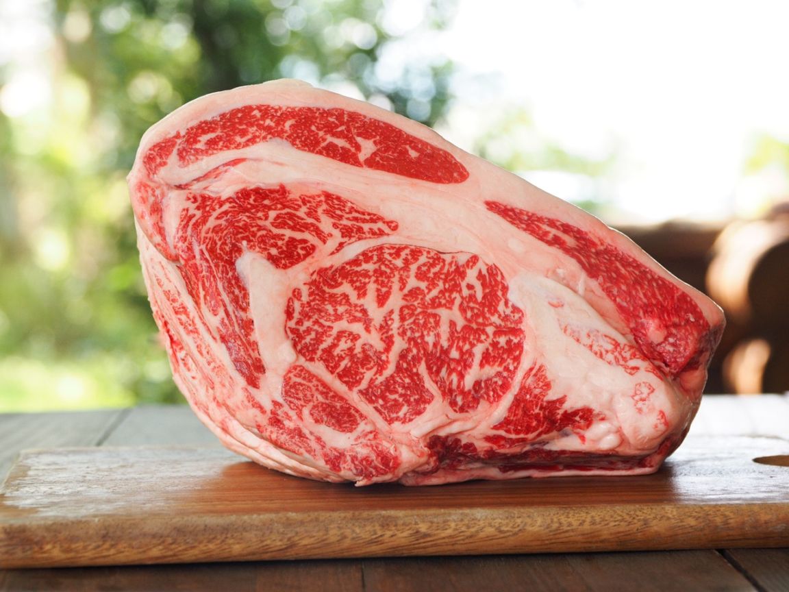 はなが黒牛リブロース 1ポンドステーキ(約450g・冷凍)