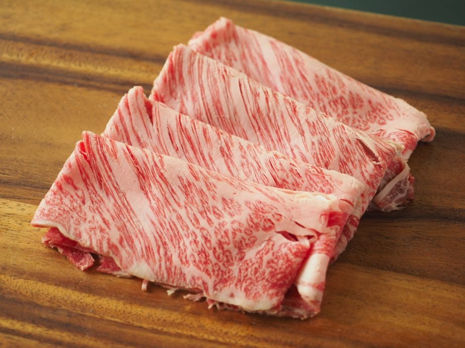 はなが黒牛肩ロース スライス (約200g）