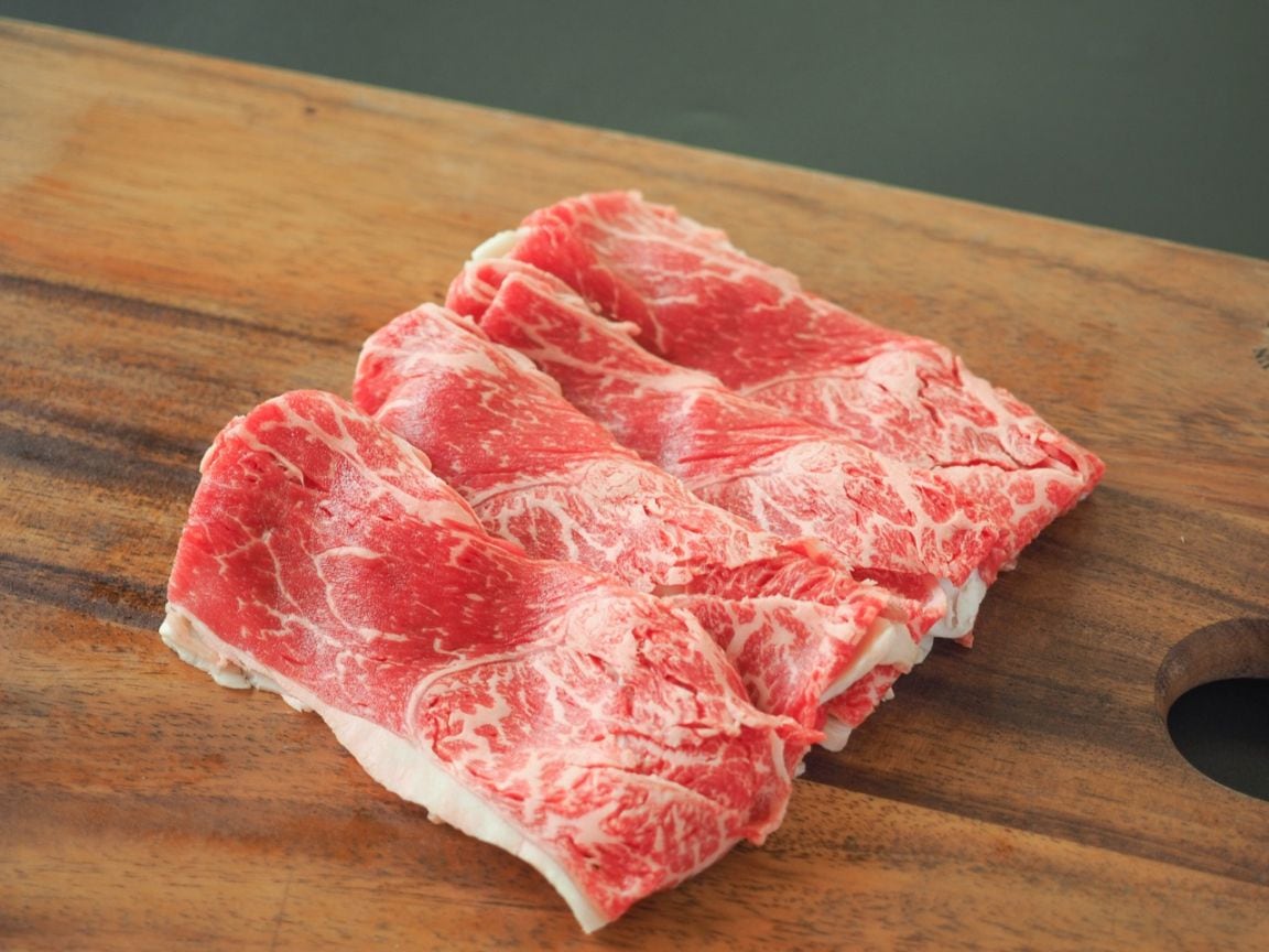 花香黒牛ウデバラ スライス(約200g）