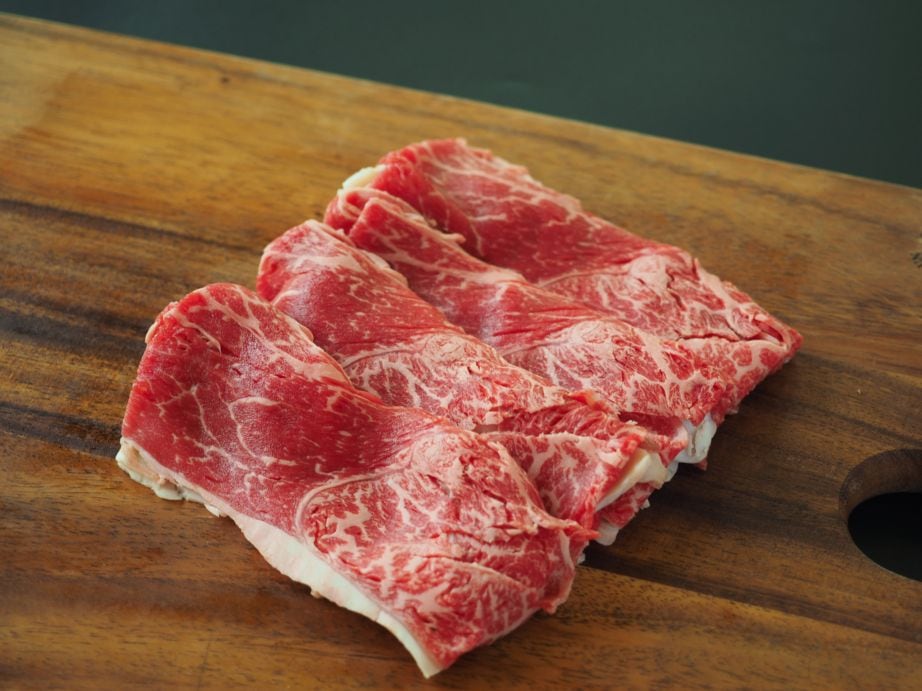 はなが黒牛ウデバラ スライス(約200g）