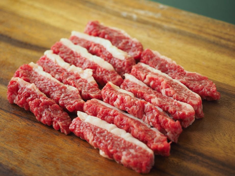 はなが黒牛バラ 焼肉用(約200g）