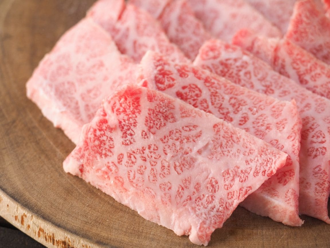 はながジャージー黒毛牛上カルビ (約200g)