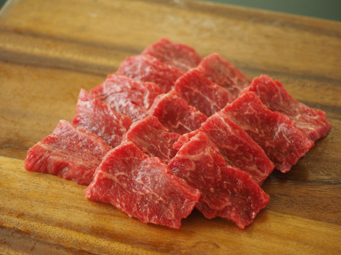 はなが黒牛モモ 焼肉用 (約200g)