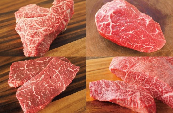 花香黒牛 希少部位ステーキ (約200g）
