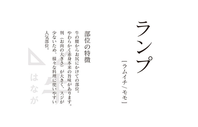 はなが牛ランプ ステーキ(約200g）