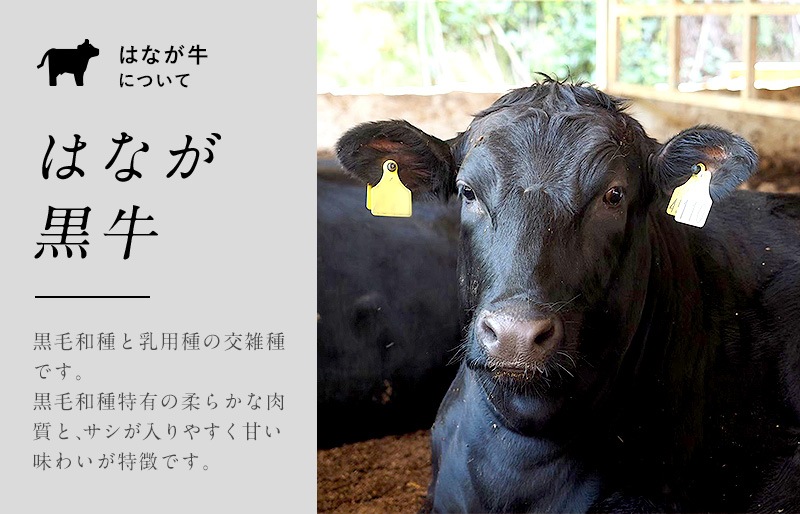 はなが黒牛カルビ (約200g）
