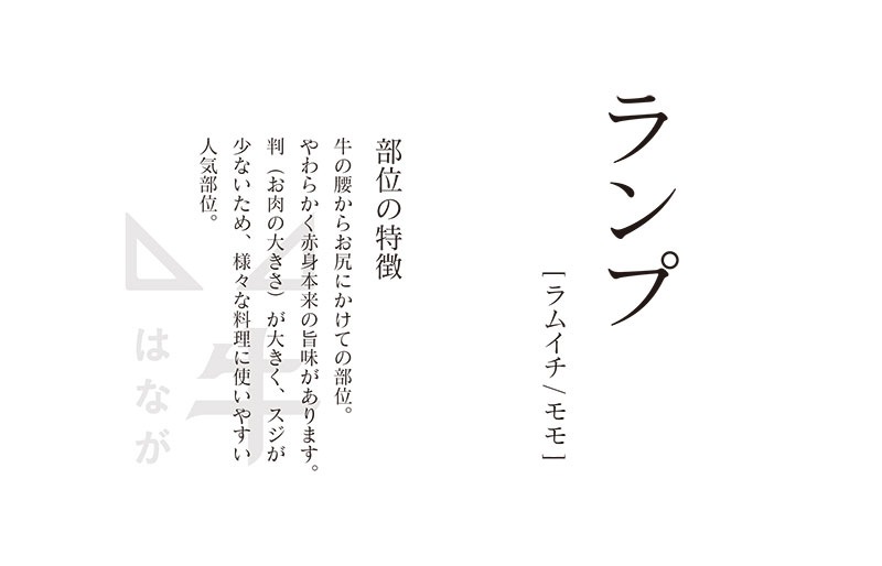 はなが牛黒牛ランプステーキ(約200g）