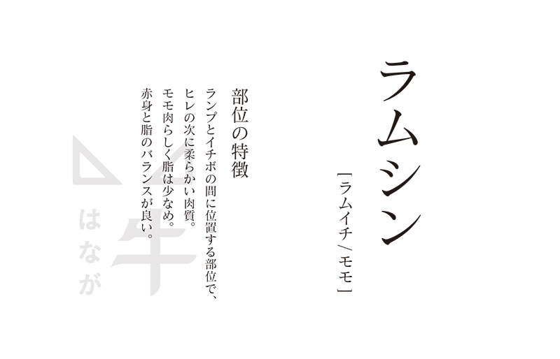 はなが黒牛ラムシンステーキ (約100gx2枚）