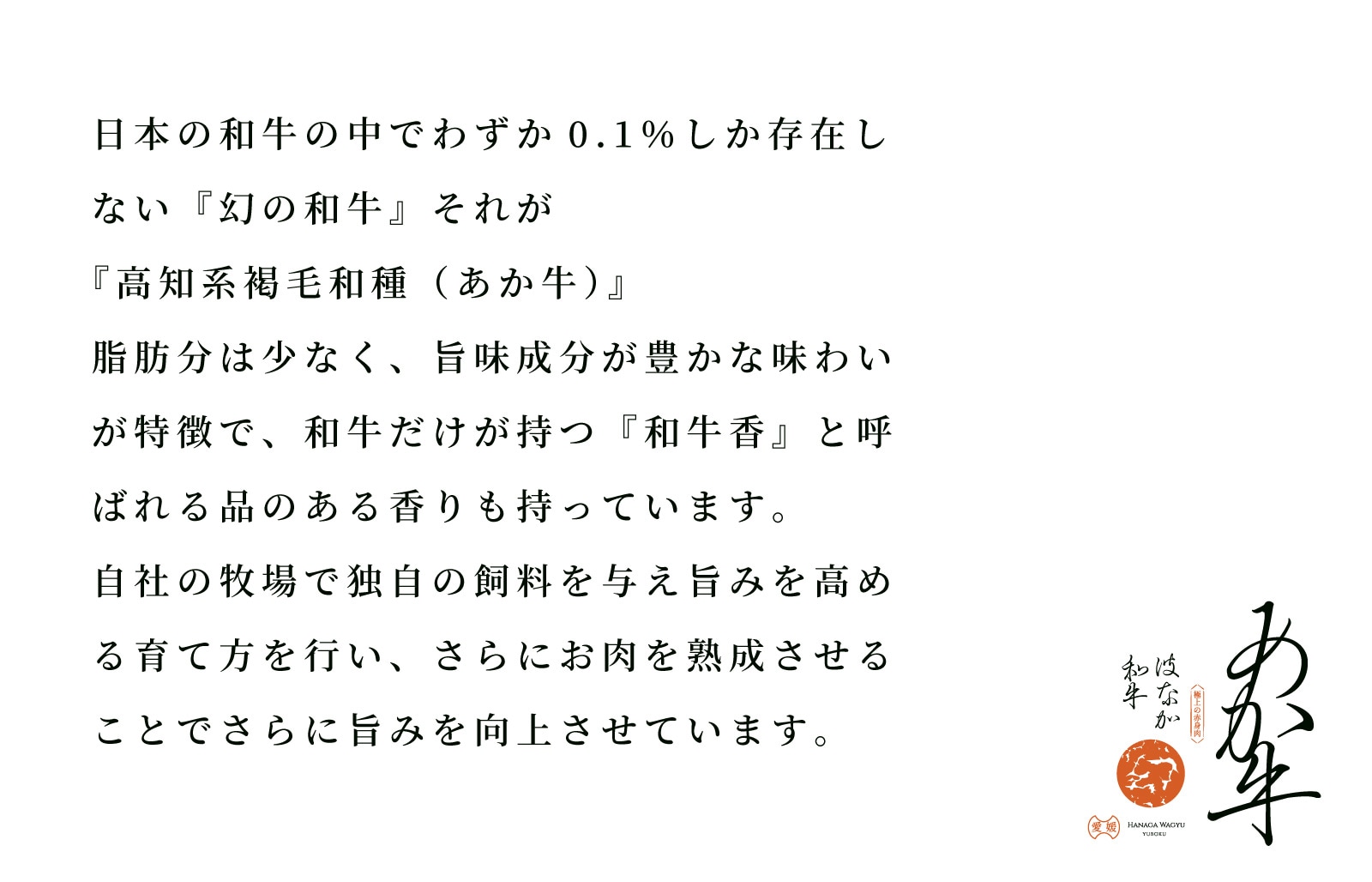 はなが和牛（あか牛） ロース 焼肉用（200g）