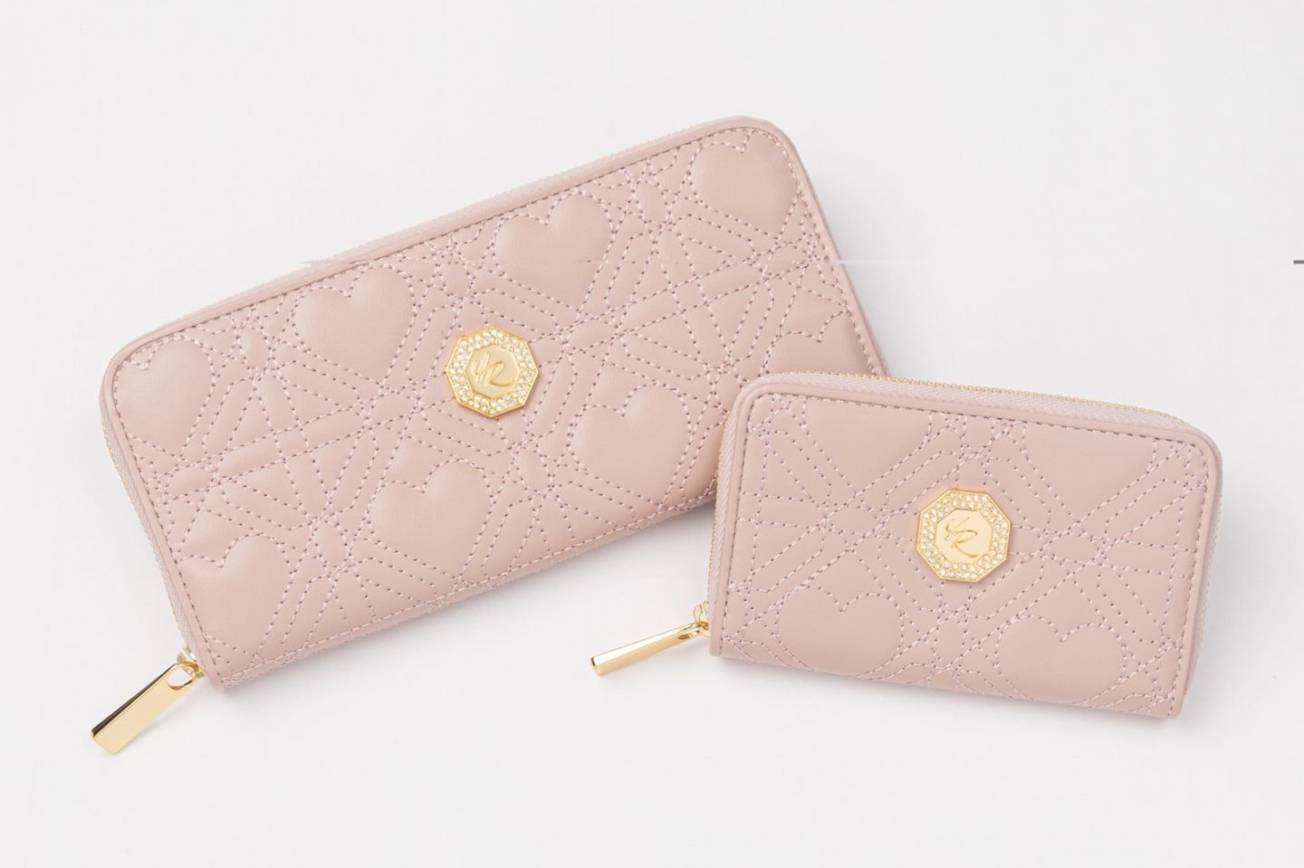 2026金運長財布＆ミニ財布兼カードケースセット（ハート＆ムーンスター）