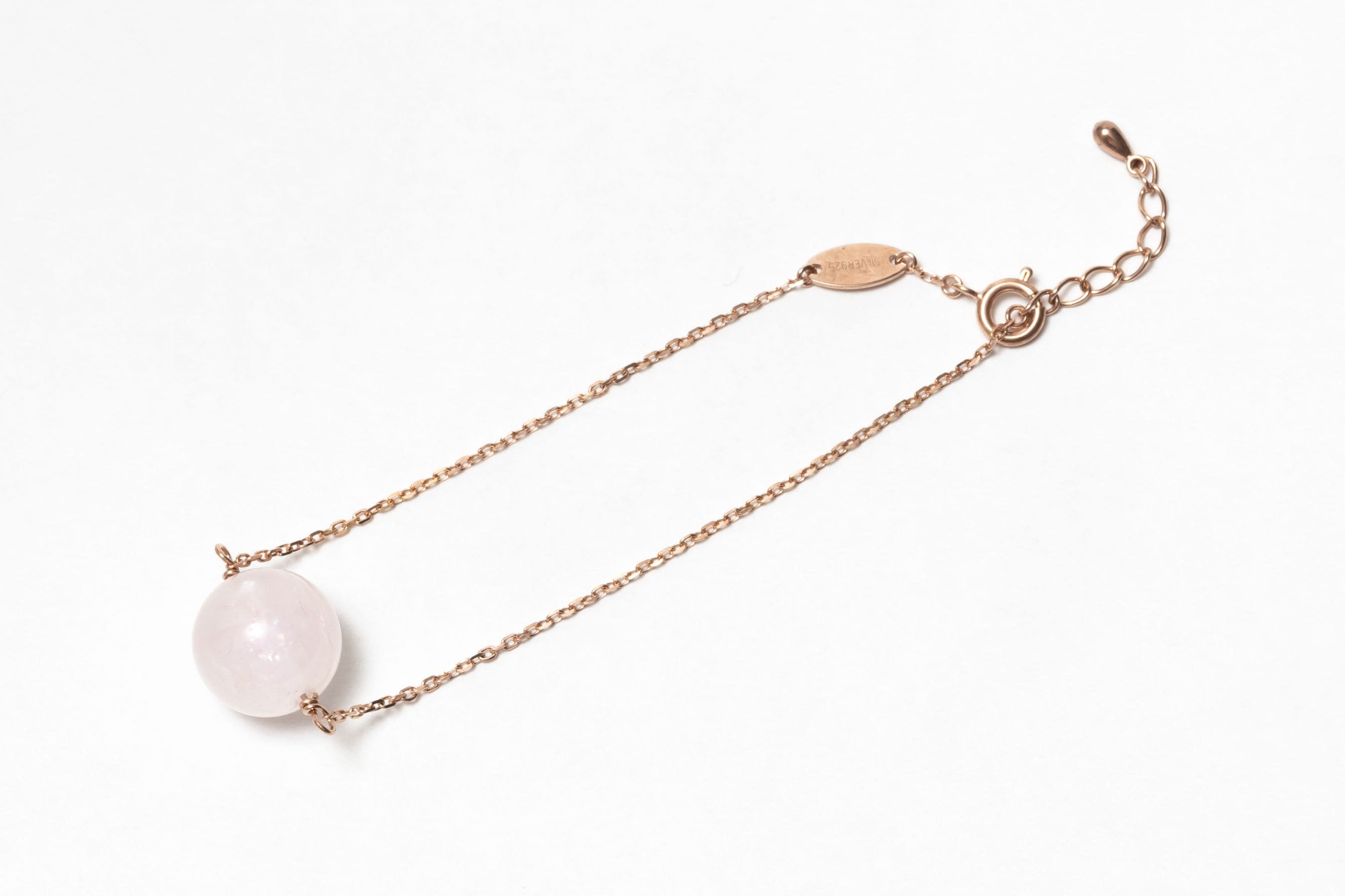 霊符パワーストーンブレスレット　ローズクォーツ (恋愛運)