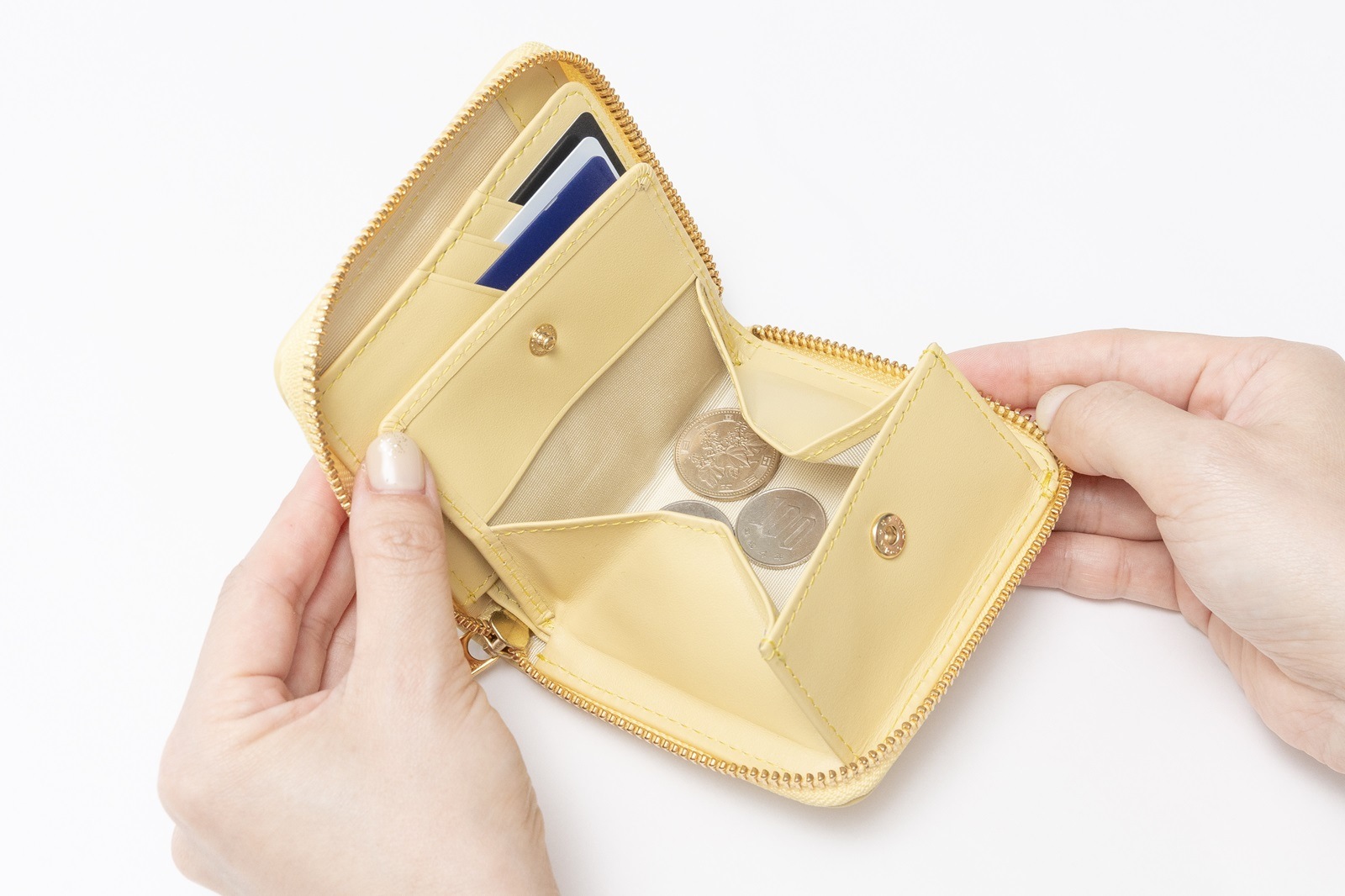2025八角モチーフ金運二つ折り財布