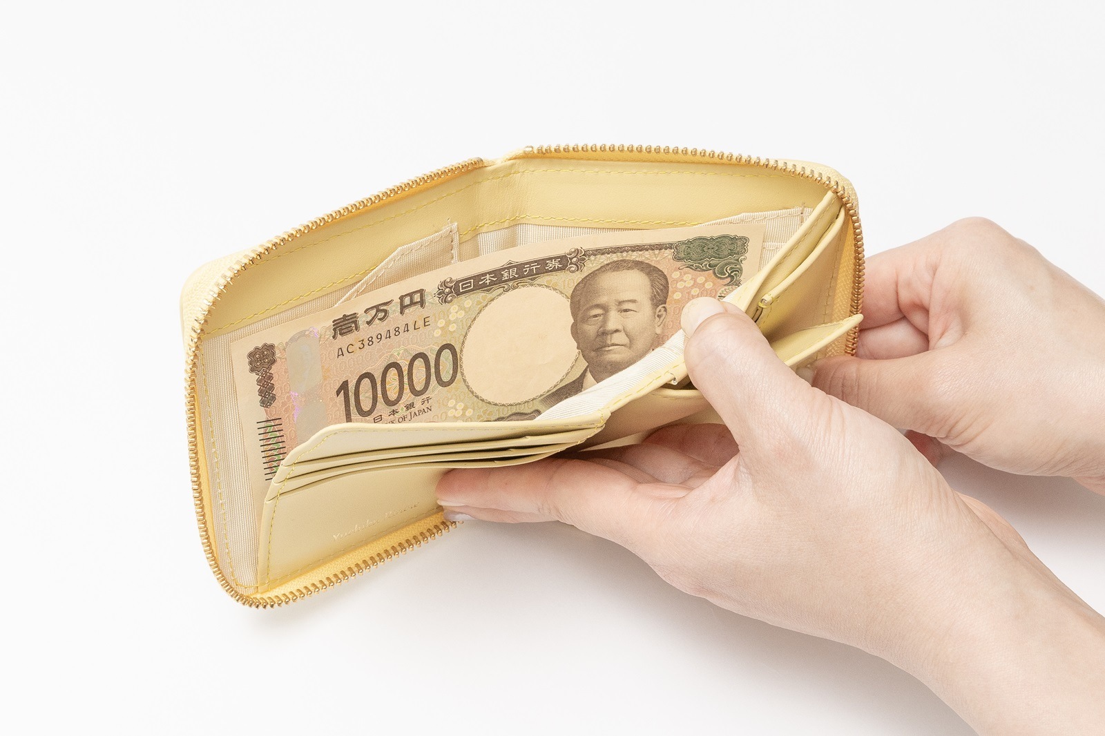 2025八角モチーフ金運二つ折り財布