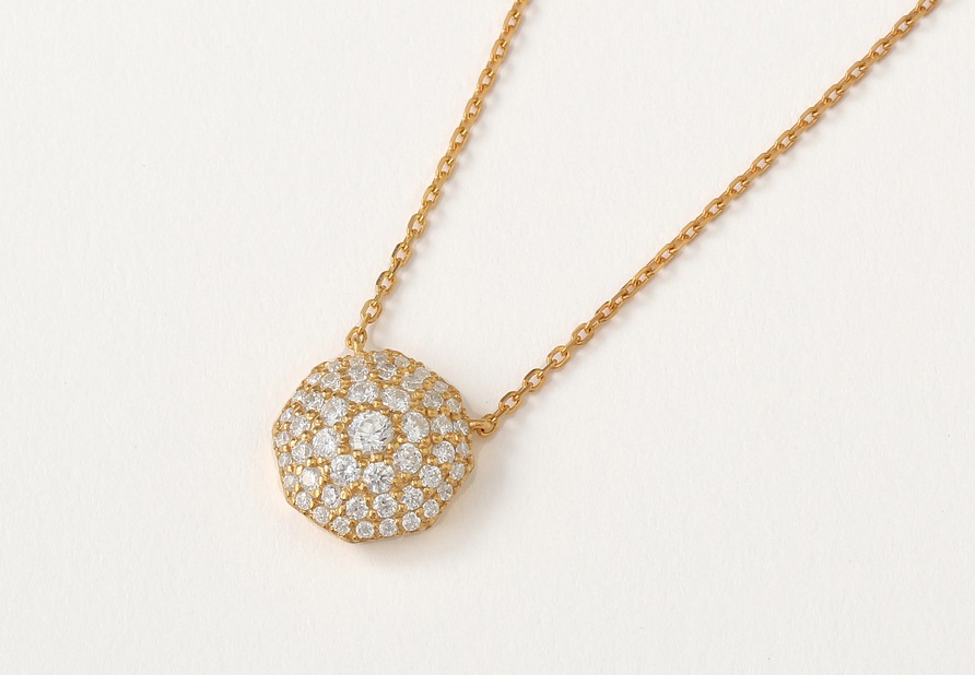 霊符　八角クラシカルパヴェ　ネックレス（チェーン付）（霊符加工別料金）