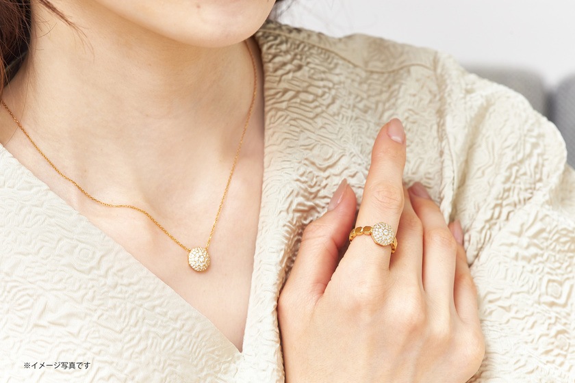 霊符　八角クラシカルパヴェ　ネックレス（チェーン付）（霊符加工別料金）