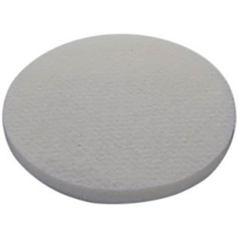 まとめ）山崎産業(ポリシャー用パッド)51ラインフロアパッド9白(磨き用