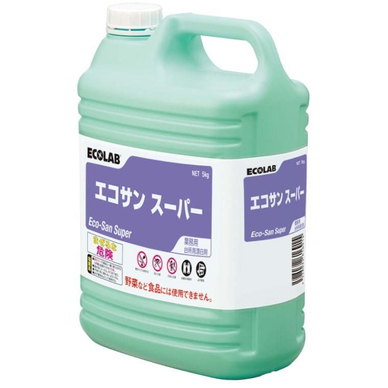 株式会社エコサン出品 エコラボ 業務用 食品添加物 台所用 塩素系 漂白剤 エコサン スーパー