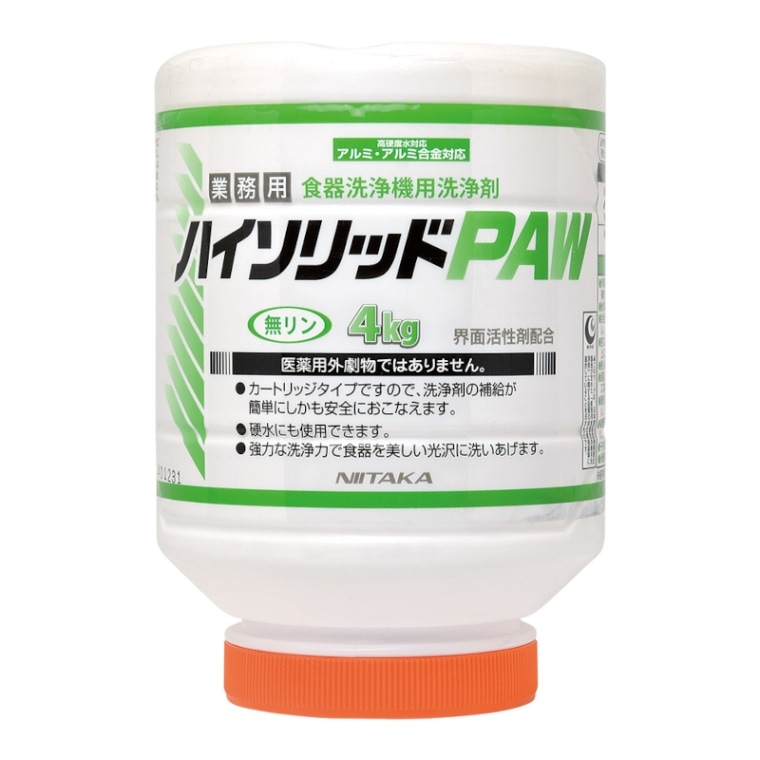 ニイタカ 食器洗浄機用洗浄剤 ハイソリッドPAW 4kg | キッチン・厨房用