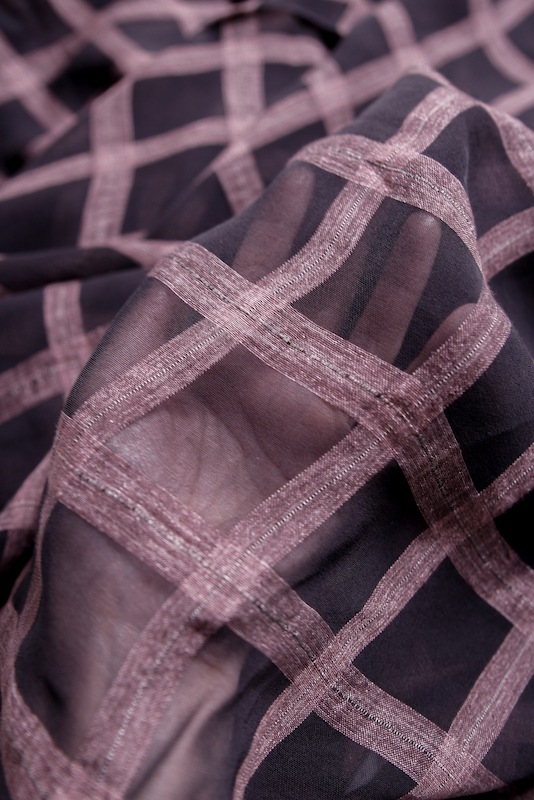 2000's ITALY  Viscose Check 