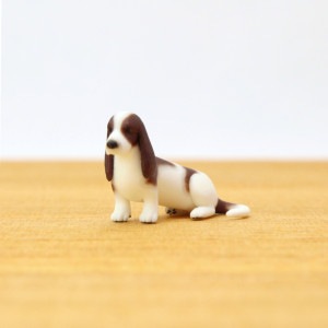 Partner's　バセット・ハウンド −オリジナルミニチュア3Dフィギュア−|ミニフィギュア　Partner's