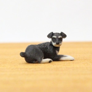 Partner's　ミニチュア・シュナウザー　ブラックアンドシルバー  −オリジナルミニチュア3Dフィギュア−|ミニフィギュア　Partner's