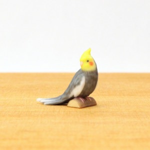 Partner's　オカメインコ　グレー−オリジナルミニチュア3Dフィギュア−|ミニフィギュア　Partner's