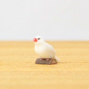 Partner's　白文鳥　−オリジナルミニチュア3Dフィギュア−