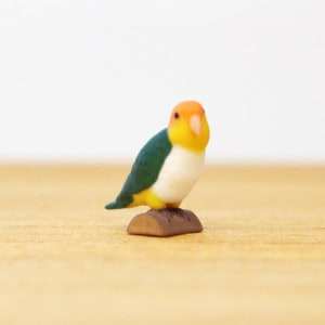 Partner's　シロハラインコ　−オリジナルミニチュア3Dフィギュア−|ミニフィギュア　Partner's