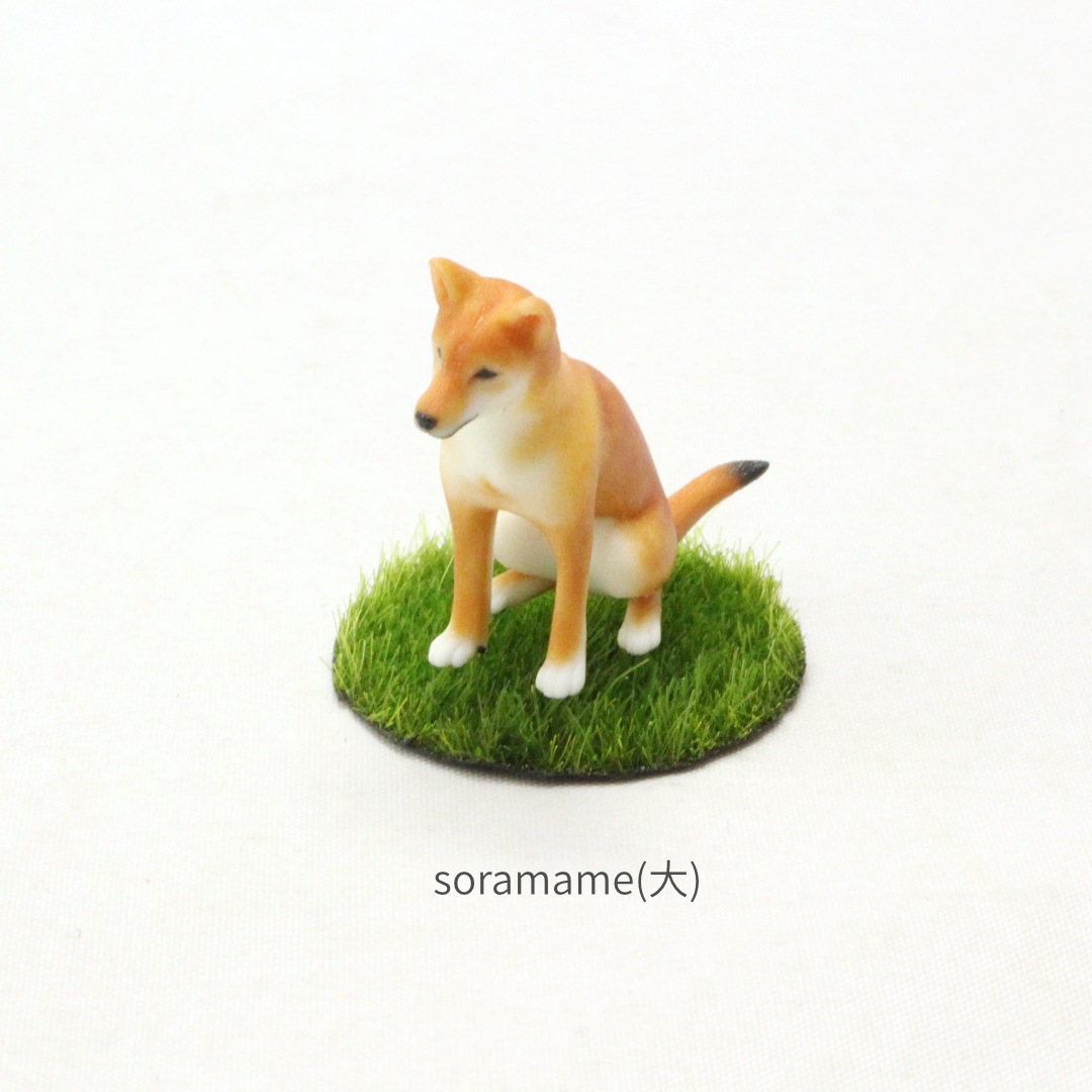 自然動物　フィギュア　狐　猫　犬　1ボックス　202510180134 柴犬（キツネ顔）のミニチュア3Dフィギュア | 動物フィギュア