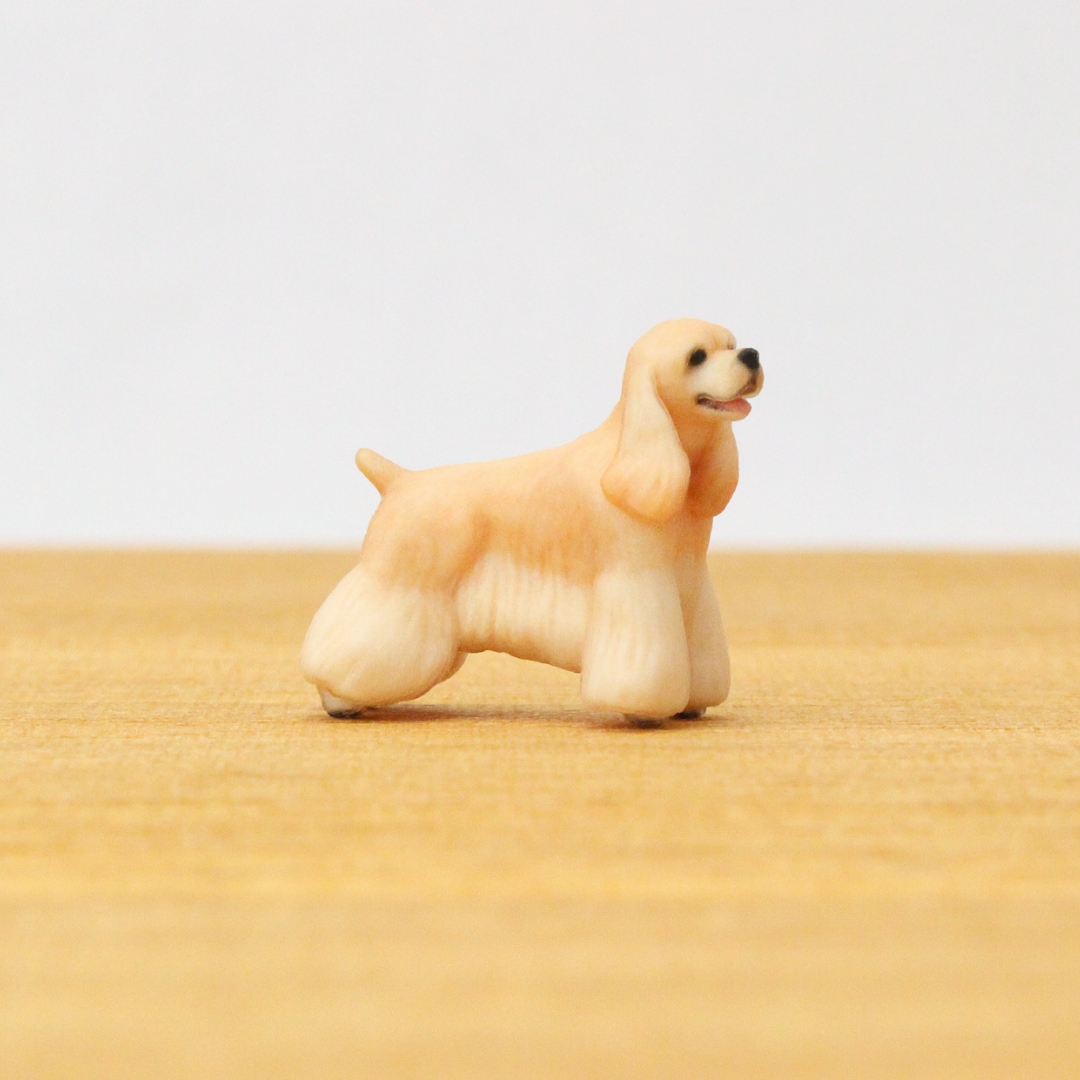 Partner's アメリカン・コッカー・スパニエル－オリジナルミニチュア3D