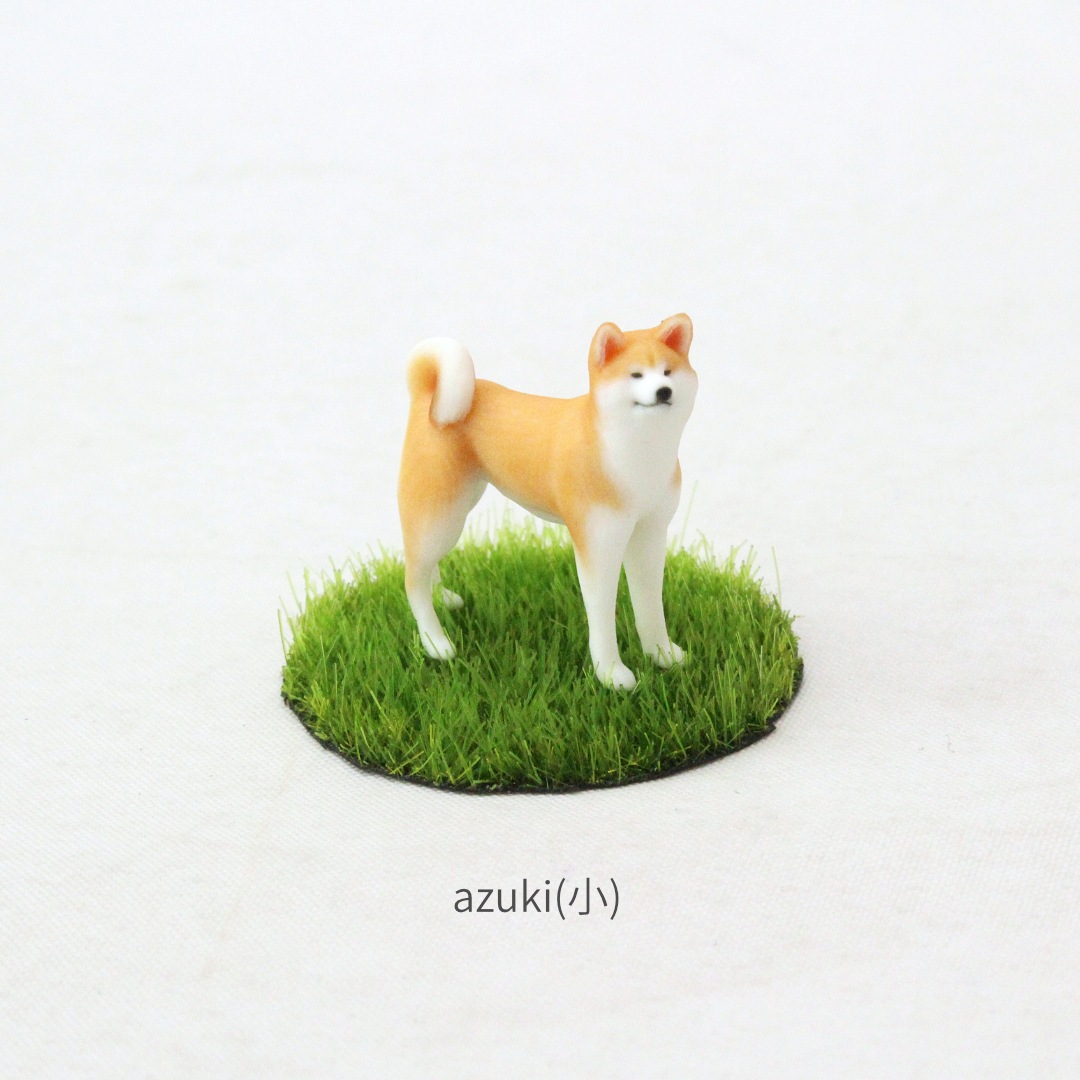 Partner S 秋田犬 オリジナルミニチュア3dフィギュア 動物 株式会社ゆほびか