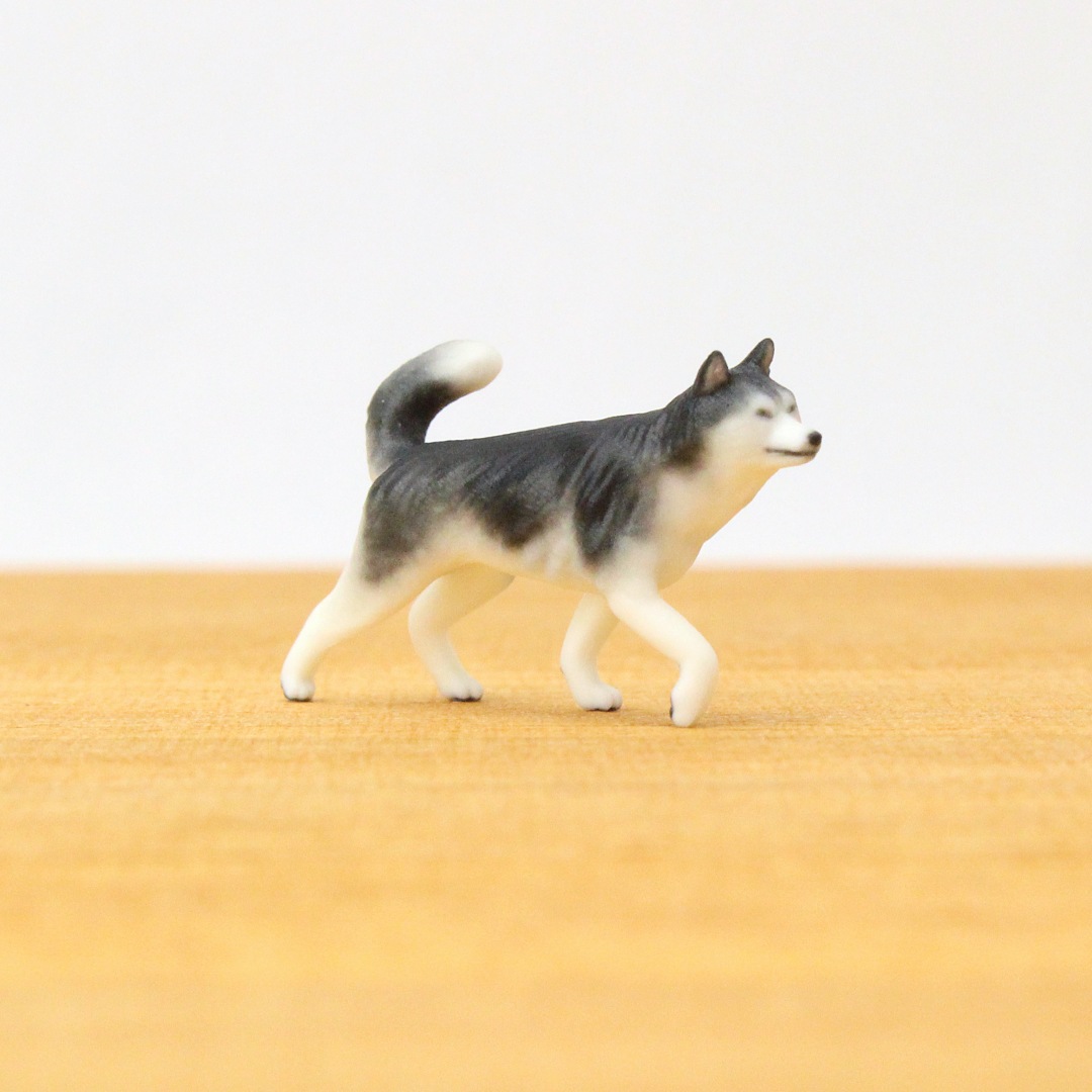 エクセレント　ファースト　シベリアンハスキー　犬　ぬいぐるみ　ポーズ違い　2匹 エクセレント ファースト シベリアンハスキー 犬 ぬいぐるみ