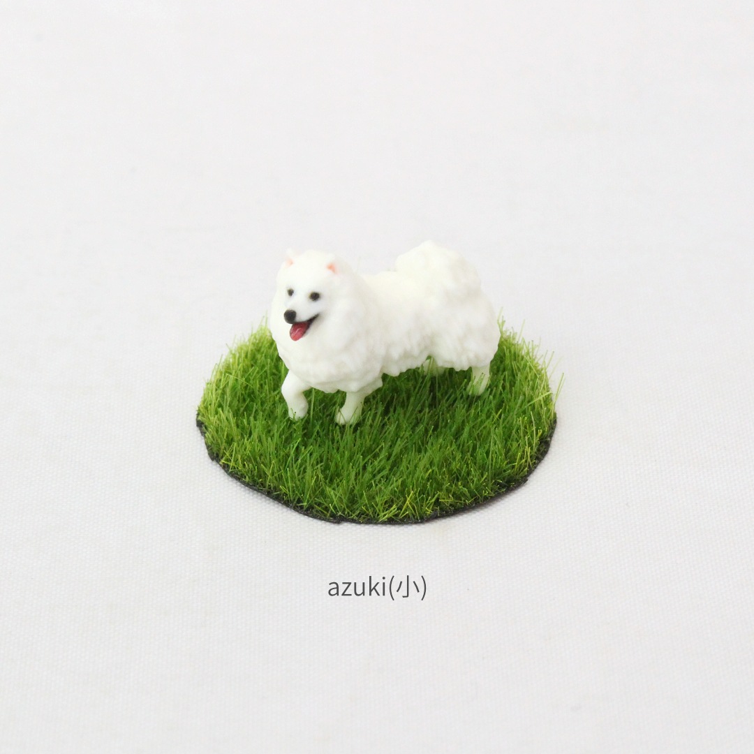 日本スピッツのミニチュア3Dフィギュア | 動物フィギュア Partner's