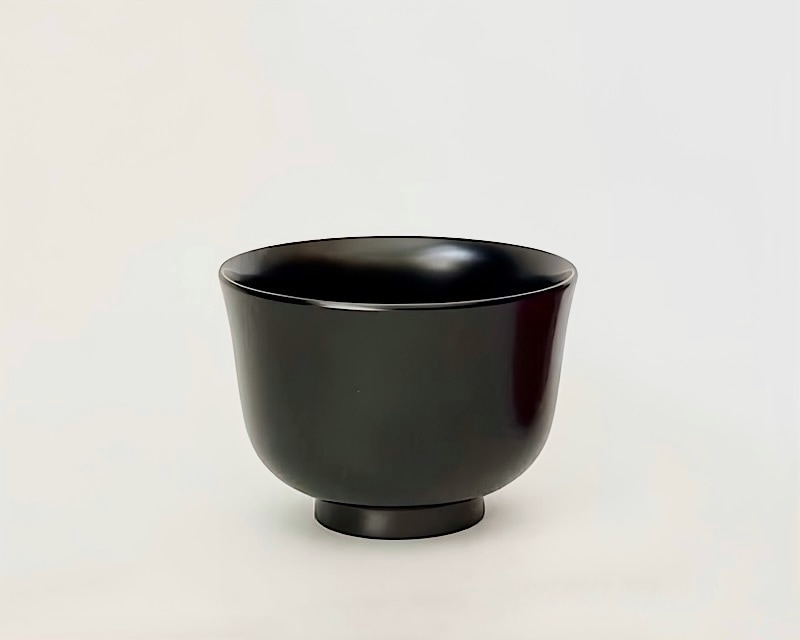松屋漆器 春秋汁椀 黒