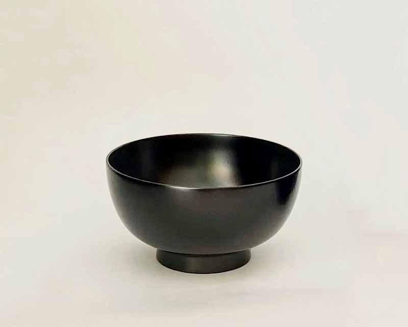 松屋漆器 入れ子椀 中／黒