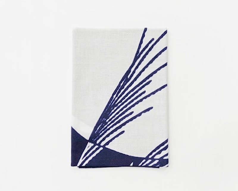 てぬぐい「額装 月見」 ＜ゆうパケット配送対象＞