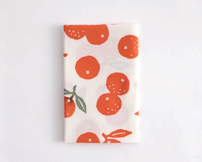 てぬぐい「橙」 ＜ゆうパケット配送対象＞