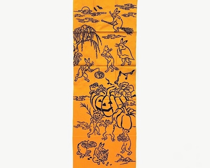 てぬぐい「ハロウィンの宴」 ＜ゆうパケット配送対象＞