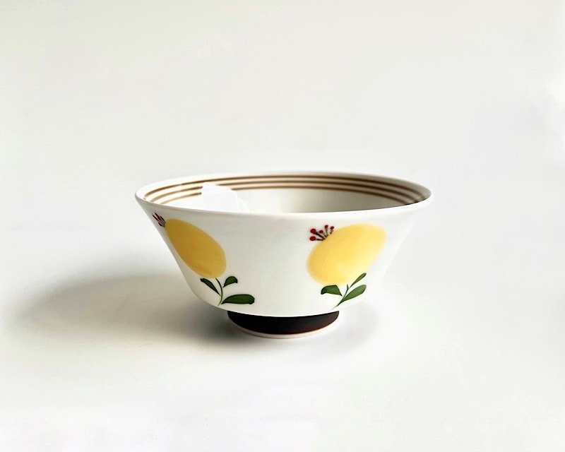 福峰窯 飯碗こはる 黄（小）