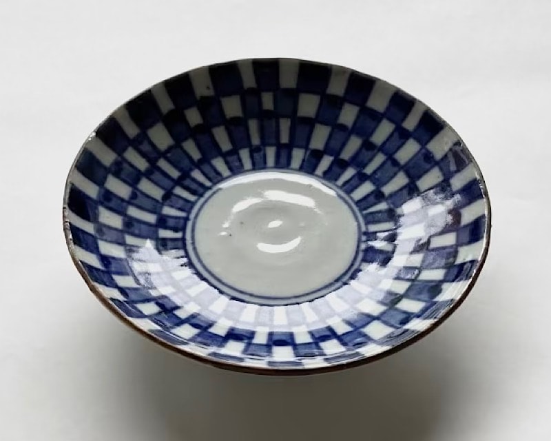 中尾万作 江戸格子5寸皿 | ブランド,中尾万作 | YUI LIVINGS | 神戸