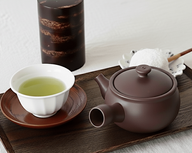 万古カゴ網急須 350cc