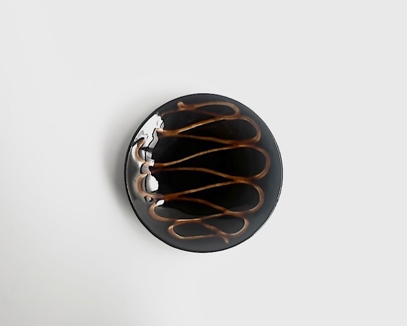 スリップウェア 小皿 飴【オンラインストア限定】