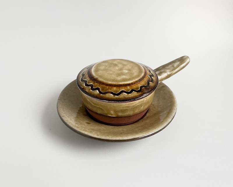 丹窓窯 エッグベーカー イッチン 黄・緑系【オンラインストア限定】