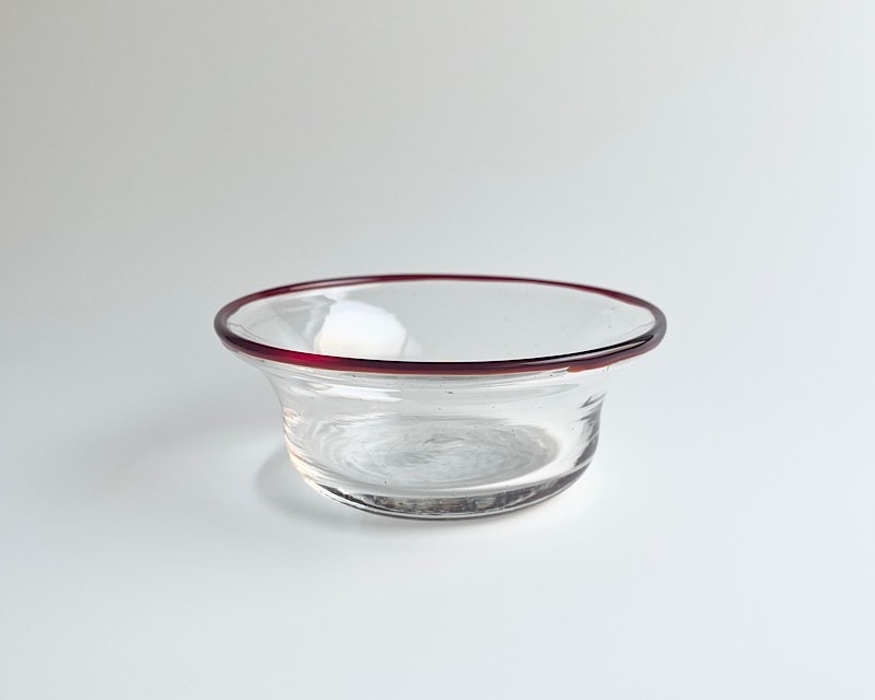 長師器 赤ふち小鉢